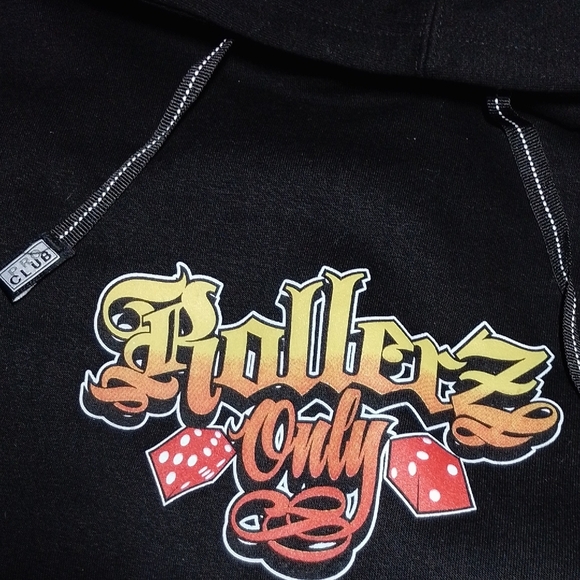 Black Hoodie with Graphic Design - Picture 6 of 7